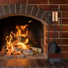 relaxdays 10028780_0 relaxdays Kaminbesteck schwarz, braun Anteprima dell’immagine prodotto 3