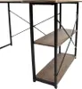 Set Schreibtisch Quest dunkle Eiche + Stuhl Argo grau Produktbild-Vorschau 14