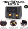 Ariete 4631 Ariete Airy Fryer Dual 9 L Friggitrice ad aria Anteprima dell’immagine prodotto 3