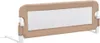 vidaXL Chránič postele pre batoľatá Taupe 120x42 cm Náhľad obrázku produktu 1