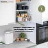 bremermann Lot de 2 paniers coulissants pour armoires Voir les images du produit 2