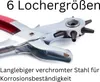 Benson 9578 Lochzange Nietenzange  Ösenzange Produktbild-Vorschau 7