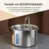 Fontanna do picia dla kotów, automatyczna, ze stali Podgląd zdjęcia produktu 4