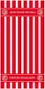 Fortuna Düsseldorf Duschtuch 70 x 140 cm  „Streifen” Produktbild-Vorschau 1