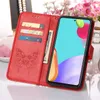 Galaxy A52 4G Hülle, Schmetterling Prägung Flip Leder Produktbild-Vorschau 5