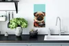 MuchoWow® Poster Hund - Hipster - Brille - Bluse 20x40 cm - Produktbild-Vorschau 3