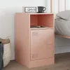Nachttisch Rosa 34,5x39x62 cm Stahl Produktbild-Vorschau 2