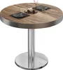 BN | Bistrotisch | Ø:H 70 x 72 cm | Edelstahl Rand | Produktbild-Vorschau 5