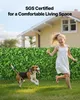 SucceBuy Haie artificielle 3 x 1 m, mur végétal en PE, Voir les images du produit 6