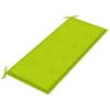 vidaXL Banc de jardin pliable avec support 118 cm bambou Voir les images du produit 4