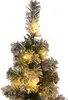 4x LED künstlicher Weihnachtsbaum in Schnee-Optik, 49 cm Produktbild-Vorschau 5