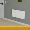 Wandklapptisch Schreibtisch Tischplatte 80x40 cm in Weiß Produktbild-Vorschau 3