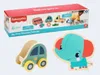 Fisher-Price - Holz-Fahrzeuge 3 Stück + Tiere Holzspielzeug Produktbild-Vorschau 6