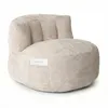 (Beige) Fauteuil de détente en flanelle moelleuse, style Voir les images du produit 1