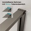 doporro Fünfeckdusche Duschkabine 100x100cm Duschabtrennung Produktbild-Vorschau 4
