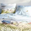 Irisette Wave Mako-Satin Bettwäsche 135x200 Strand Meer Produktbild-Vorschau 4