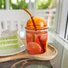 Trinkbecher mit Deckel und Strohhalm-Ripple Glas Eiskaffee Produktbild-Vorschau 4