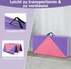 COSTWAY Skládací měkká podložka, přenosná gymnastická Náhled obrázku produktu 3