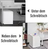 Vinsetto Pojízdná kartotéka se 3 zásuvkami, kancelářská Náhled obrázku produktu 3