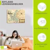 ARTland Leinwandbild Europakarte Größe: 40x30 cm Produktbild-Vorschau 2