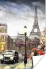 MuchoWow® Poster Gemälde - Paris - Frankreich - Öl 120x180 Produktbild-Vorschau 1