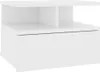 vidaXL Hangende nachtkastje, wit, 40x31x27 cm, van Productafbeelding-voorbeeld 2