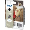 Packaging for an Epson T0611 black ink cartridge, featuring a teddy bear graphic. Produktbild-Vorschau