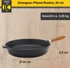 Karl Krüger 60028 Gusseisenpfanne Rustica mit Holzgriff - Produktbild-Vorschau 6
