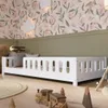 Crazy Pine Detská posteľ 80x160 cm – Biely Montessori Náhľad obrázku produktu 1