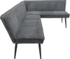 Eckbank 195 x 154 cm Anthrazit Mesilla kurzer Schenkel Produktbild-Vorschau 1