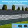 XINZI 10x Premium Hart-PVC Sichtschutzstreifen für Produktbild-Vorschau 9