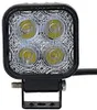 A close-up studio shot of a square LED work light with four individual light pods. Produktbild-Vorschau
