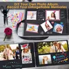 Fotoalbum Scrapbook DIY Set Black 80 Pages Glue-in Náhled obrázku produktu 5