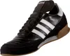 A black Adidas athletic shoe with white stripes and a brown sole, shown against a white background. Náhled obrázku produktu