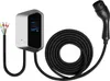 A wall-mounted electric vehicle charging station with a coiled cable and charging plug. Náhled obrázku produktu