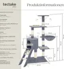 Kratzbaum Dominik 144 cm inklusive Treppe, 3 Spielmäusen Produktbild-Vorschau 5