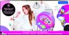 The image shows the packaging of a children's CD player with a girl singing and a cartoon duck character. Podgląd zdjęcia produktu