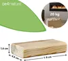 be4nature Borovicové dřevěné bloky 20 kg – Podpal, palivové Náhled obrázku produktu 2