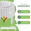 be4nature Flexibler Rollborder aus Holz 100 x 20 cm Produktbild-Vorschau 4