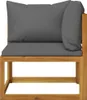 set da giardino 5 pezzi con cuscini in legno massiccio di Anteprima dell’immagine prodotto 4