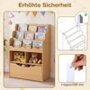 COSTWAY Kinderregal mit 5 Ebenen, Holz Bücherregal mit Produktbild-Vorschau 6