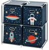 Spielzeugregal mit Behältern Weltraummission, 68 x 35 x 70 Produktbild-Vorschau 1