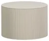 Tavolino Sanne Ronde in MDF beige anticato Anteprima dell’immagine prodotto 1