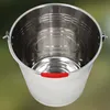 KOTARBAU® Seau à Cendre Acier Inoxydable 14 L Argent Seau Voir les images du produit 7