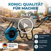 TIREX by xonic® Schubkarre mit Stahlfelge – Verzinkte Wanne Produktbild-Vorschau 7