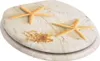 vidaXL Toilettensitz MDF Deckel Seestern Produktbild-Vorschau 2