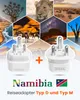 LENCENT Typ D und Typ M Kombi-Reiseadapter für Namibia Produktbild-Vorschau 3