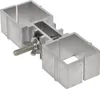 Bullstage Fußverbinder einfach für 60 mm vierkant Fuß für 2 Produktbild-Vorschau 1