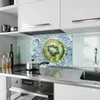 Küchenrückwand Spritzschutz Glas mit Motiv Kiwi mit Eis 40 Produktbild-Vorschau 2