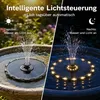 Solar Springbrunnen mit LED Licht, ideal für Vogelbad, Produktbild-Vorschau 5